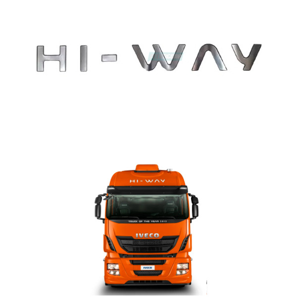 ADESIVO IVECO NOVO STRALIS HI-WAY TETO (5801719628)