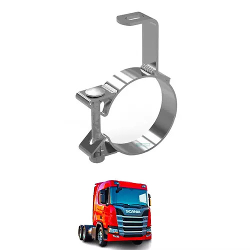 ABRACADEIRA CROMADA COM SUPORTE 4POL UNIVERSAL  (TB2074A-B076I)