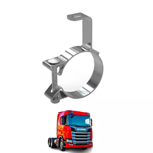 ABRACADEIRA CROMADA COM SUPORTE 4.5POL UNIVERSAL (B076J)