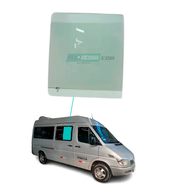 VIDRO LATERAL FIXO DIR 505X580 CURVO MB SPRINTER 313 CDI 413 CDI 313 CDI TETO AL