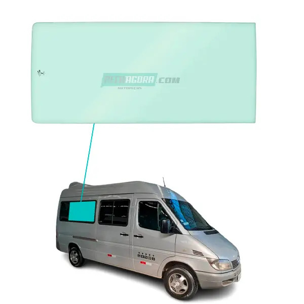 VIDRO BANDEIRA ESQ DIR 1300X580 CURVO MB SPRINTER 313 CDI <P>MB SPRINTER 313 CDI