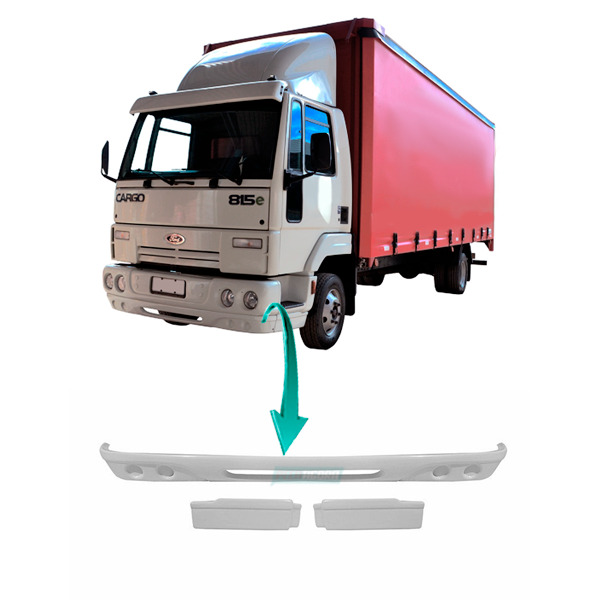 KIT SPOILER 18CM FORD CARGO 815 ATE 2013 PLASTICO ABS (C70057-R006706)