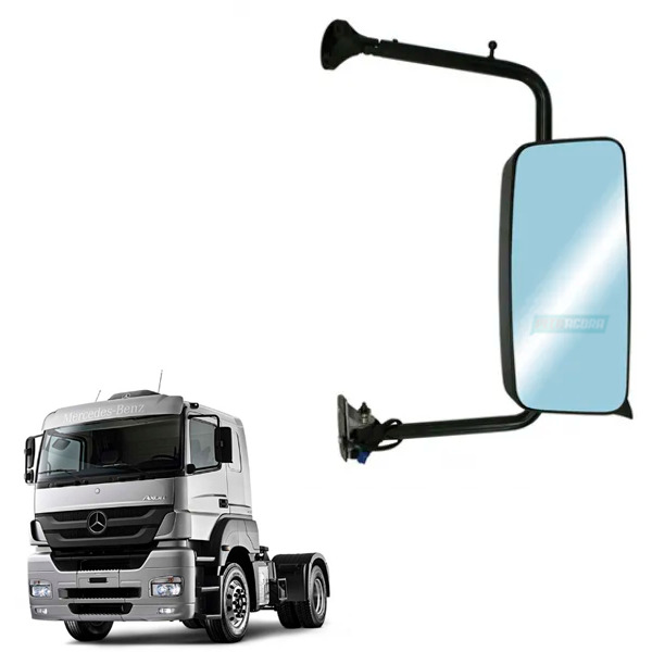 ESPELHO RETROVISOR LD ELETRICO COM DESEMBACADOR MB AXOR / ATEGO ANO 2004... (958