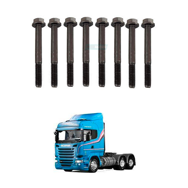 KIT PARAFUSOS CABECOTE COMPRESSOR SCANIA SERIE 5 (MGK3533)