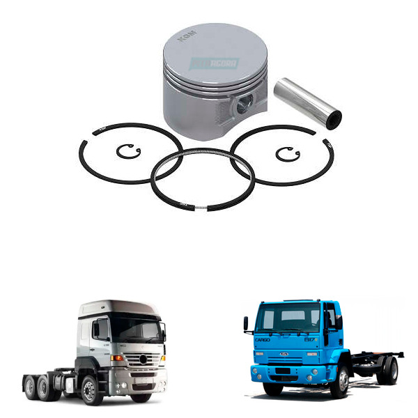 JOGO PISTAO E ANEIS ORIGINAL MAHLE Ø 85.25MM CASE CNH FORD MB NEW H VW VOLVO (0