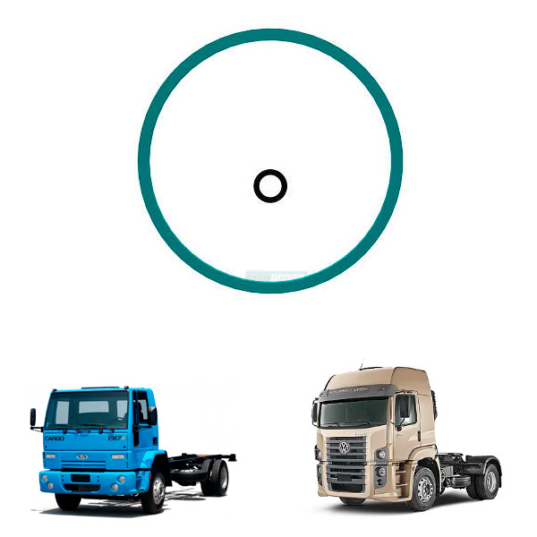 KIT VEDACAO DO COMPRESSOR AO MOTOR CASE CNH FORD MAXLOADER VOLKSWAGEN (MGK3415A)