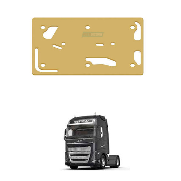 PLACA INTERMEDIARIA COMPRESSOR VOLVO FH FM NH 16 (9125120310-MGK2641)