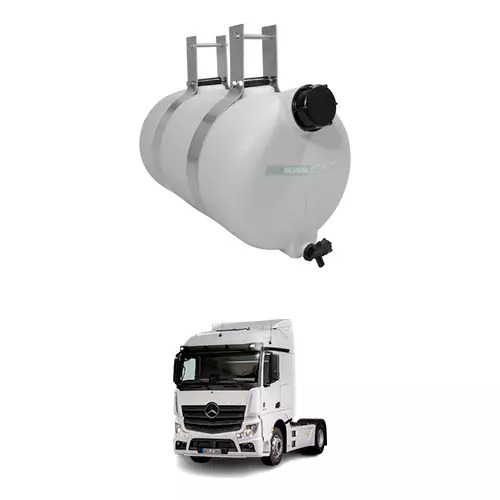 BARRICA AGUA BRANCA 26L COM SUPORTE ALUMINIO UNIVERSAL (M320)