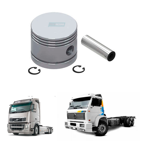 PISTAO COMPRESSOR Ø 75MM LK 15 STD AGRALE AGRICOLA FIAT FORD MB SCANIA VW VOLVO