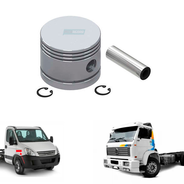 PISTAO COMPRESSOR Ø 75MM LK 15 0.50 AGRICOLA IVECO MERCEDES BENZ VOLKSWAGEN (MG