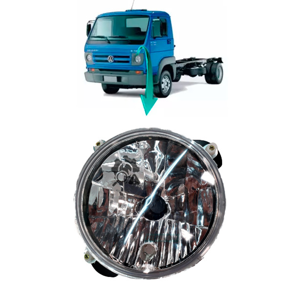 FAROL PRINCIPAL ESQUERDO COM AVARIA  VW VOLKSWAGEN DELIVERY 5140 8150 9150	 (2P0