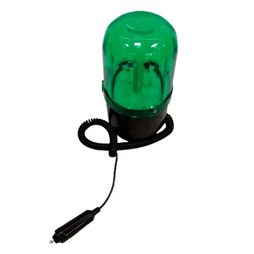 SINALIZADOR GIROLED ADVERTENCIA VERDE BIVOLT 12 24 V (DNI4113)