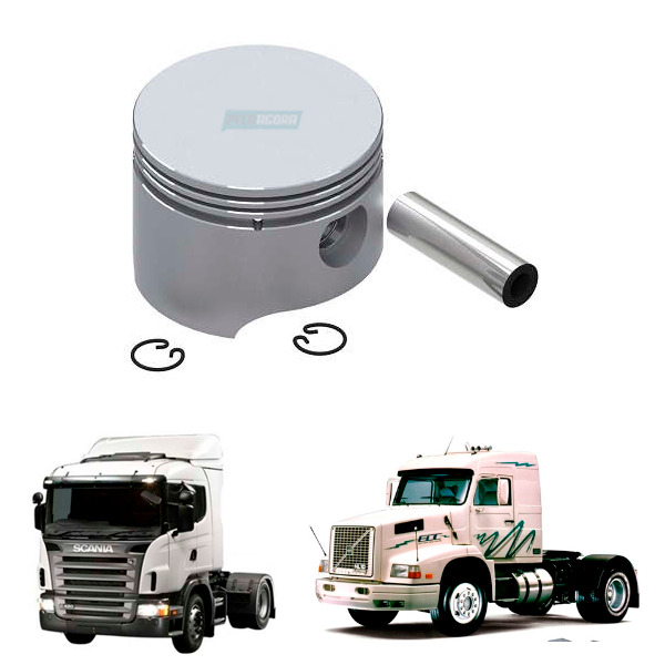 PISTAO COMPRESSOR Ø 92MM 0.25 AGRALE IVECO SCANIA VOLKSWAGEN VOLVO (22621176-MG