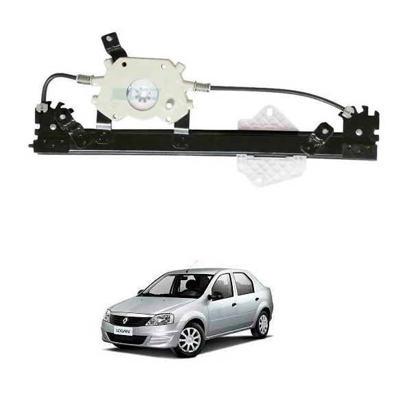 MAQUINA DE VIDRO ELETRICA TRASEIRA DIR SEM MOTOR MABUCHI LOGAN 2007 A 2013 (8200