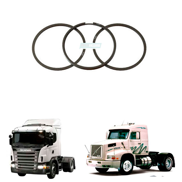 JOGO ANEIS Ø 92MM 0.25 MAHLE ORIGINAL AGRALE IVECO SCANIA VOLKSWAGEN VOLVO (MGK