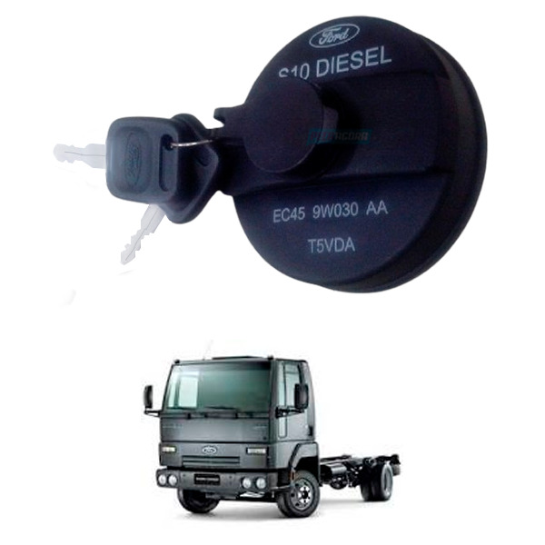 TAMPA TANQUE COMBUSTIVEL FORD CARGO 816 1119 F350 F4000 (EC459W030AA)
