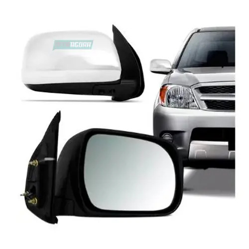 ESPELHO RETROVISOR MANUAL DIREITO TOYOTA HILUX 2005 A 2010 (35670)