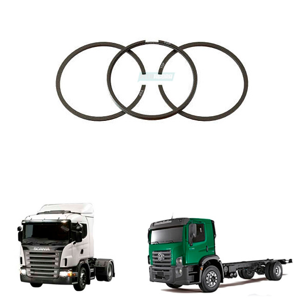 JOGO ANEIS Ø 92MM STD MAHLE ORIGINAL AGRALE IVECO SCANIA VOLKSWAGEN VOLVO (MGK3