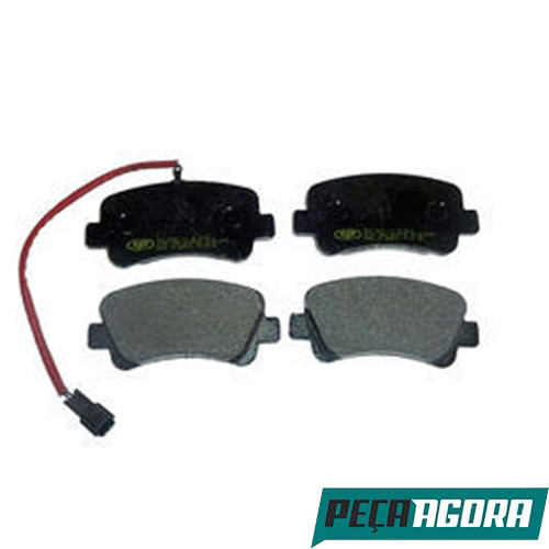 PASTILHAS FREIO TRASEIRA COM SENSOR RENAULT MASTER (440601186)