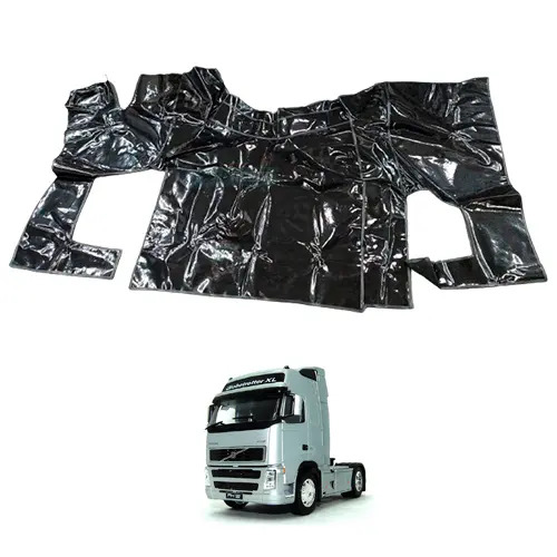 TAPETE VINIL VERMELHO COM CAPO VOLVO FH12 AUTOMATICO (PUES620V)