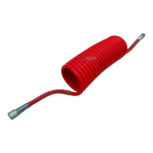 MANGUEIRA ESPIRAL 5,5M VERMELHA FEMEA 11/16 20 FIOS UNIVERSAL LIGACAO CAVALO CAR