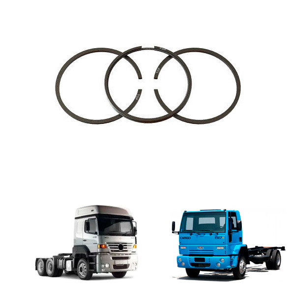 JOGO ANEIS COMPRESSOR LK3976 92MM STD LK3976 VW MWM PARA IVECO VOLVO PARA SCANIA