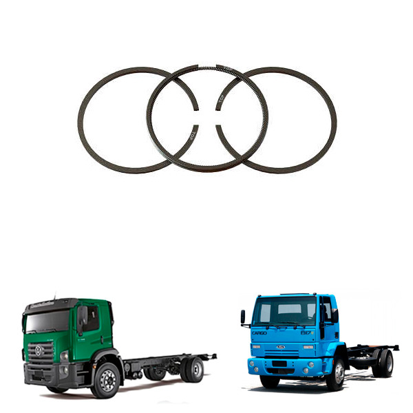 JOGO ANEIS Ø 80MM 0.25 MAHLE ORIGINAL CASE CNH FPORD MAXLOADER VOLKSWAGEN (2R01