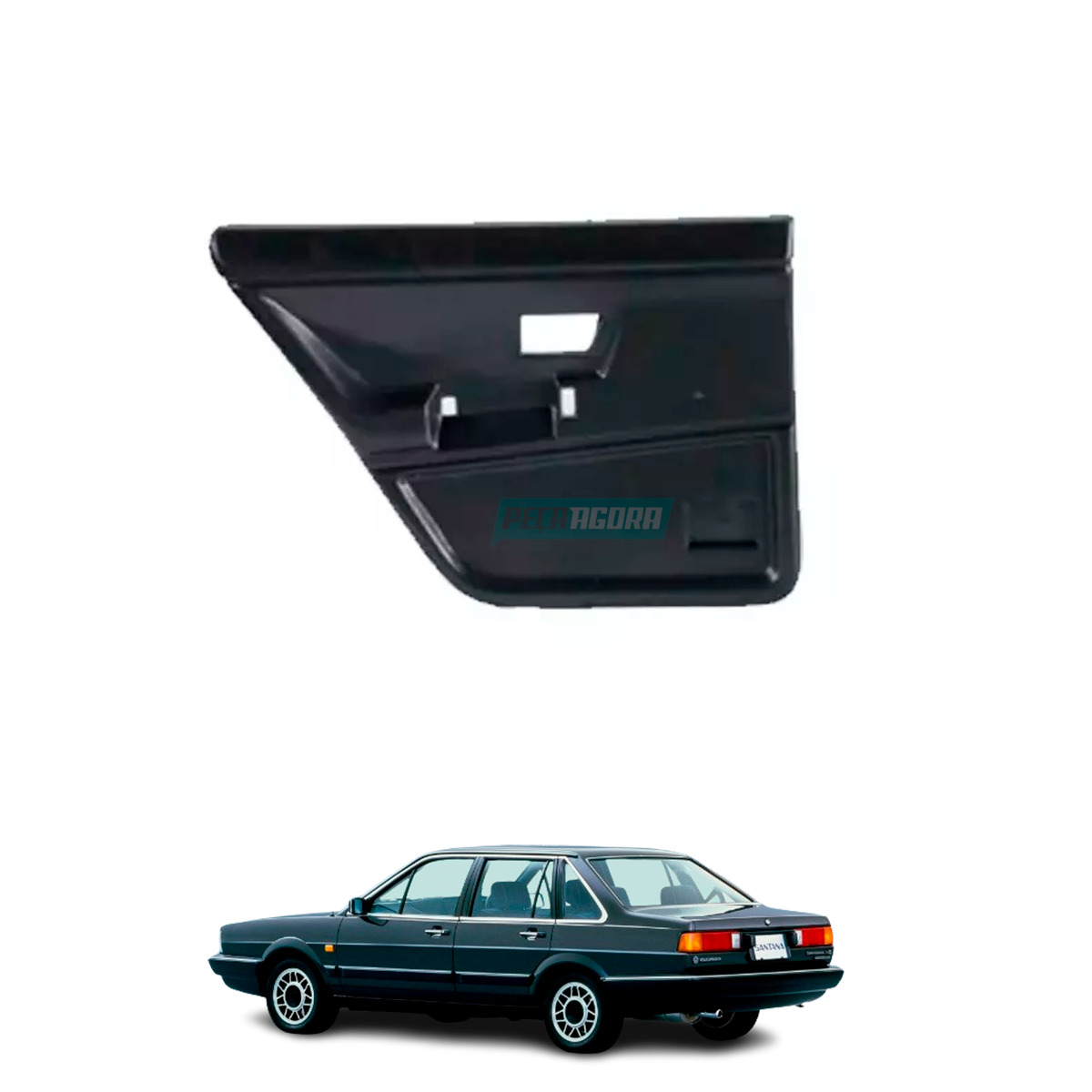 FORRO PORTA CINZA TRASEIRA ESQUERDO SANTANA 4 PORTAS SEM PORTA OBJETO 85 A 91 (F