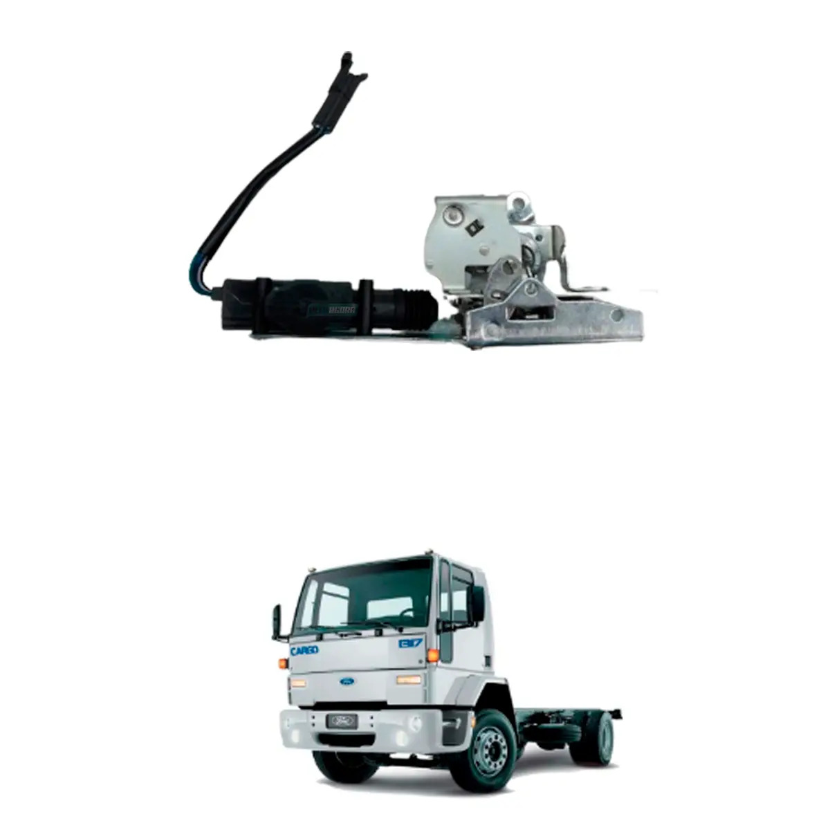 FECHADURA SEM MACANETA INTERNA PORTA DIREITA ELETRICA 1 SERIE FORD NOVO CARGO 13