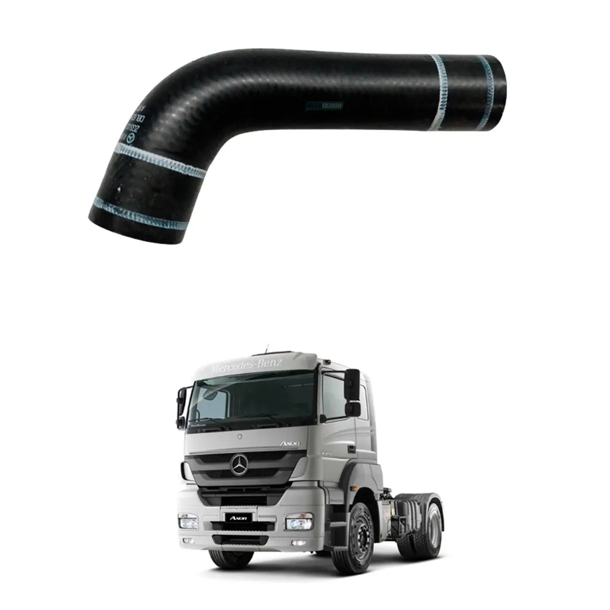 MANGUEIRA BORRACHA MB AXOR 1933 2533 2826 2831 3131 (9405012382)