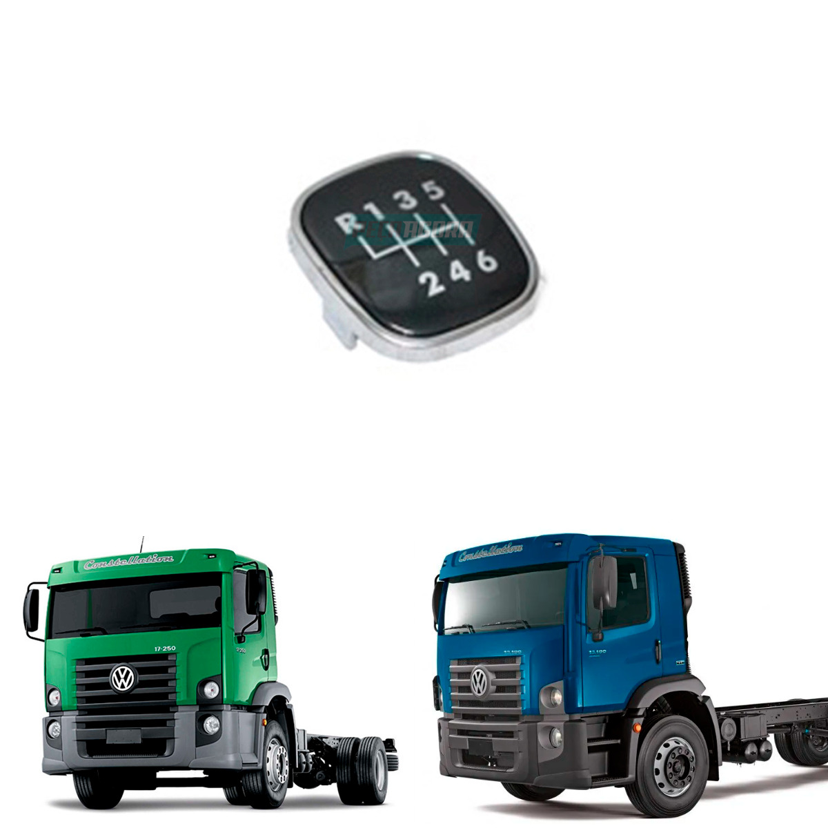 TAMPA MANOPLA ALAVANCA CAMBIO 6 MARCHAS VW 17250E 24250E 13190E 15190E 17190E 17