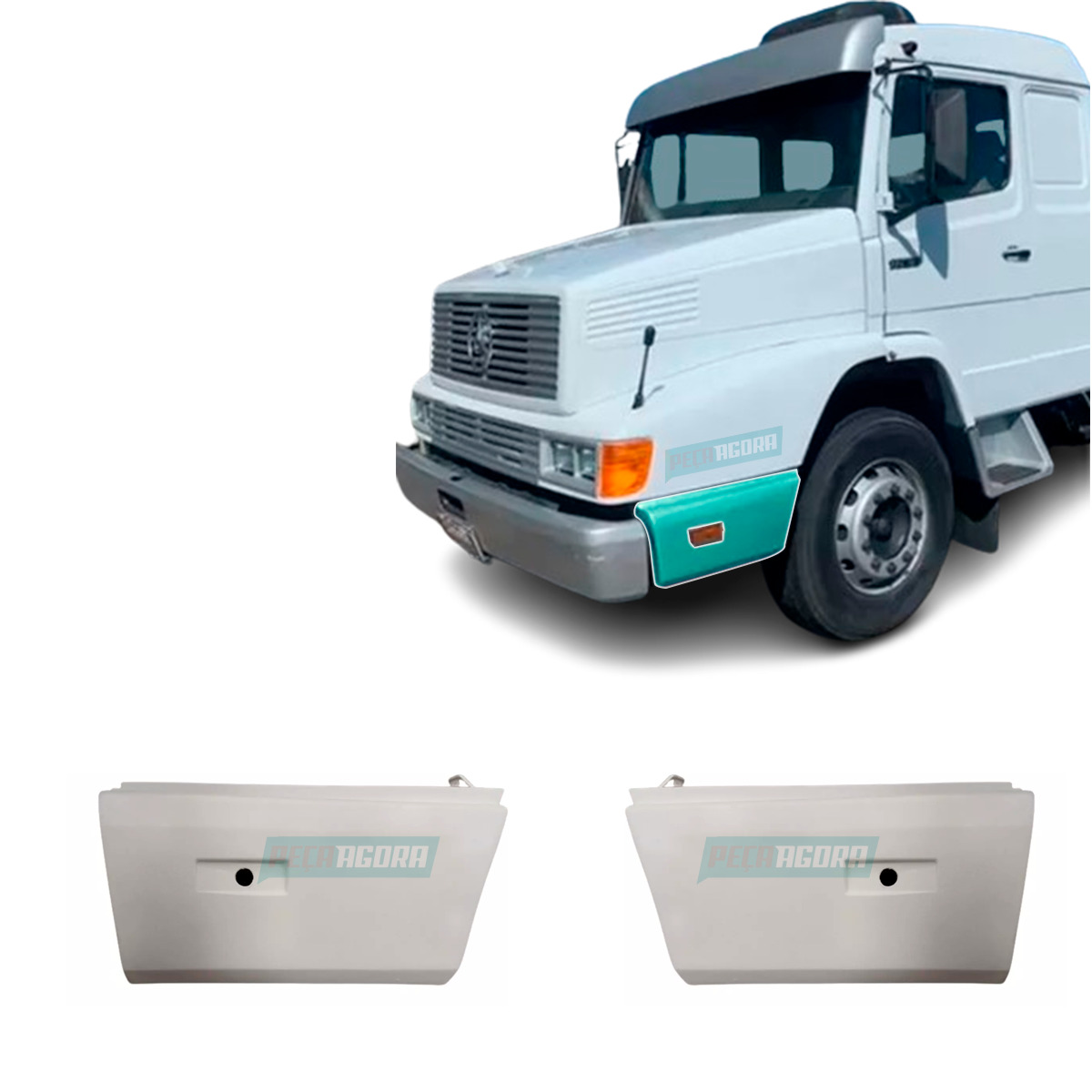 PAR PONTEIRA PARACHOQUE FIBRA MB HSK 1630 (K.3848819701-AS3049-3848819801-AS3050