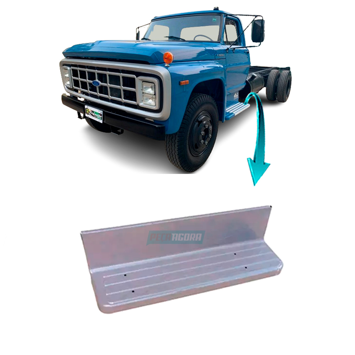 ESTRIBO FIBRA FORD SAPAO F600 F11000 (V.T75801141-AS3832BR-T75801142-AS3833BR)