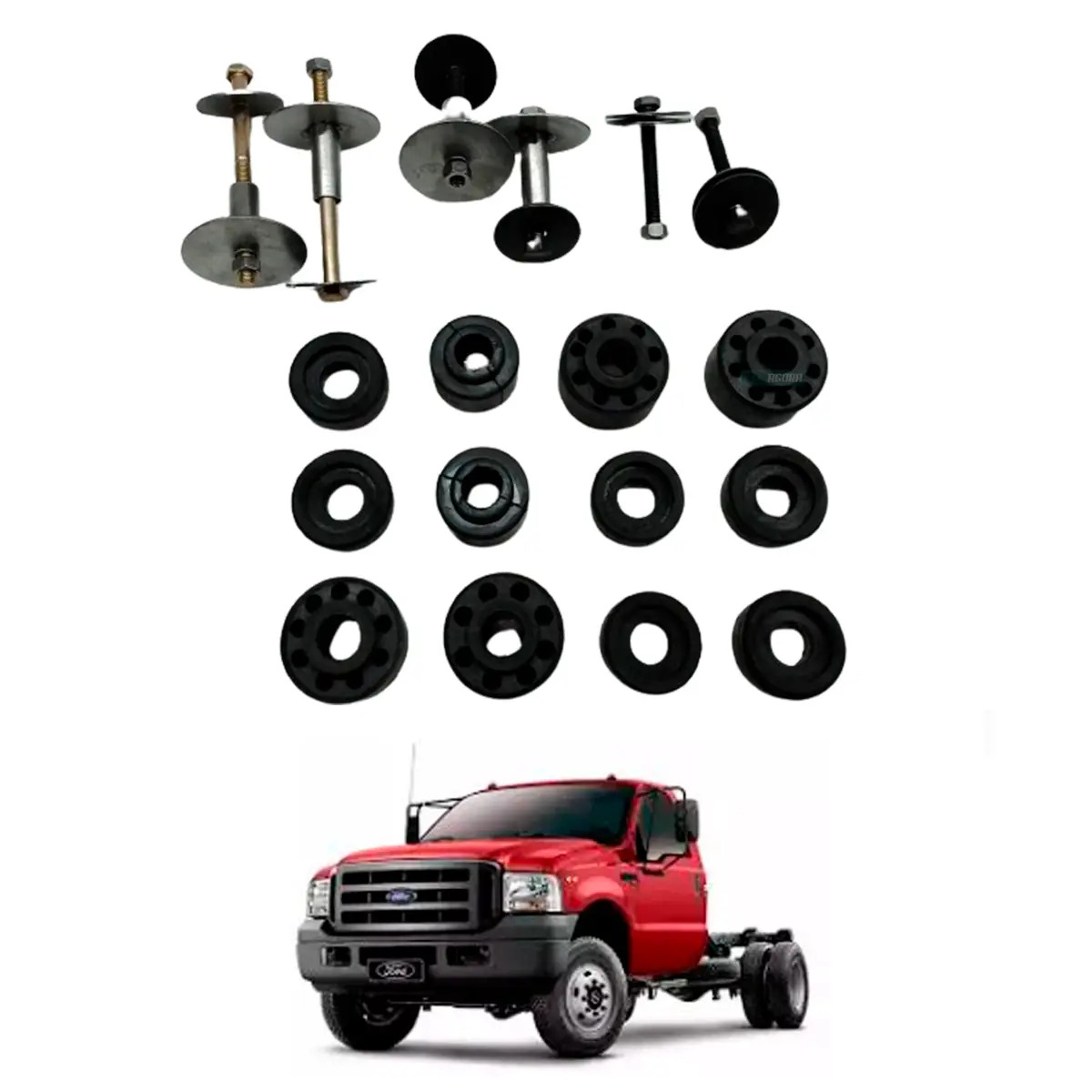 KIT COXIM CABINE COMPLETO FORD F250 F350 F4000  (XC358115295)