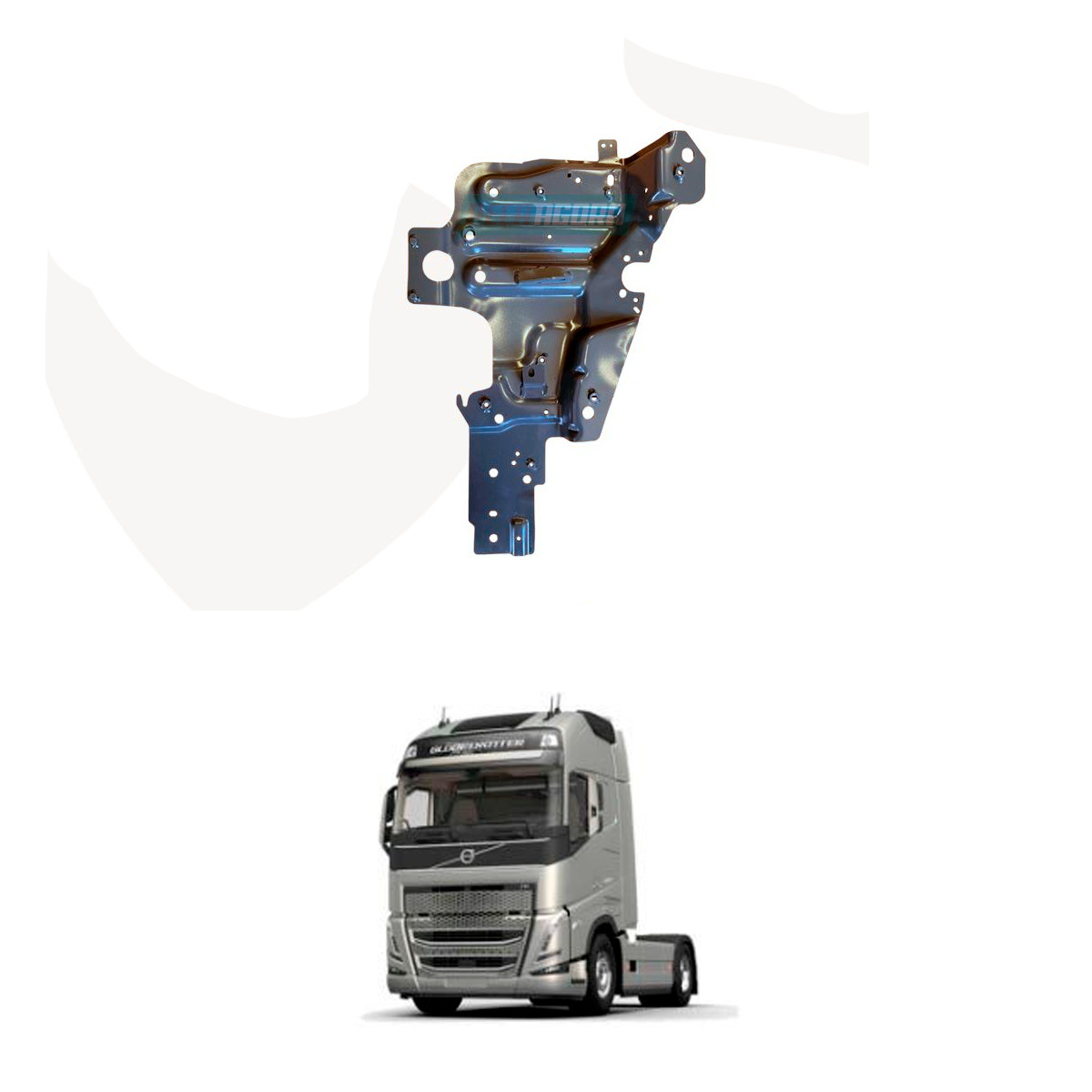 SUPORTE SUPERIOR FAROL DIREITO NEW VOLVO APOS 2022 (84219217-FH159)