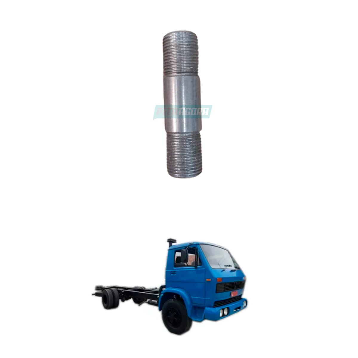 PRISIONEIRO RODA DIANTEIRO TRASEIRO 3/4''X3/4''X3'' VW 13130 14140 22140 (T13501