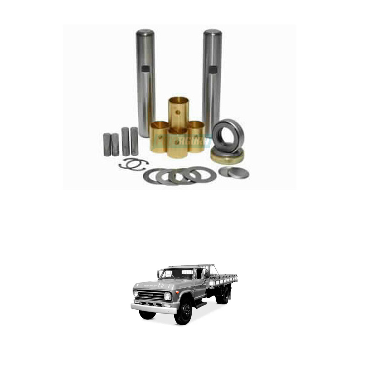 EMBUCHAMENTO 31,65 CHIMIE E ROLAMENTO CHEVROLET A C D60 D11000 (VA027AR/030)