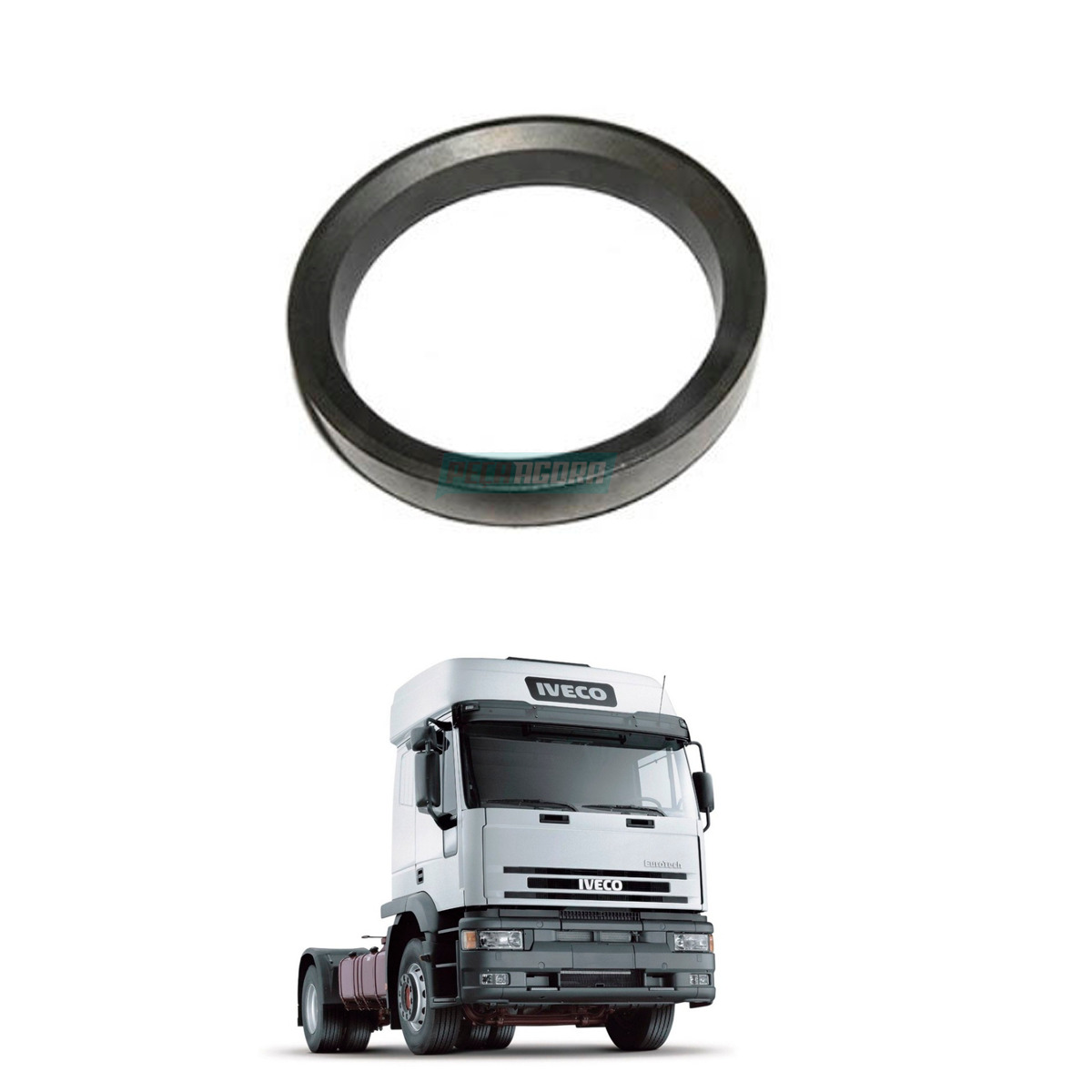 SEDE VALVULA ESCAPE STD IVECO EUROTECH 370 420 EUROTRAKKER 380 420 (4673864.)