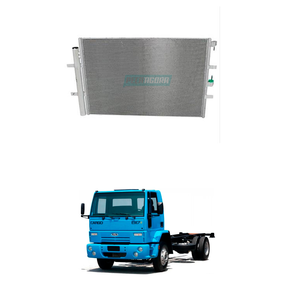 CONDENSADOR AR CONDICIONADO FORD CARGO (BK2Z19712A)