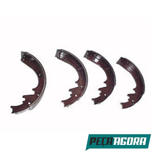 SAPATA FREIO TRASEIRA COM LONA 4 PECAS GRANDE MERCEDES BENZ (4200719)