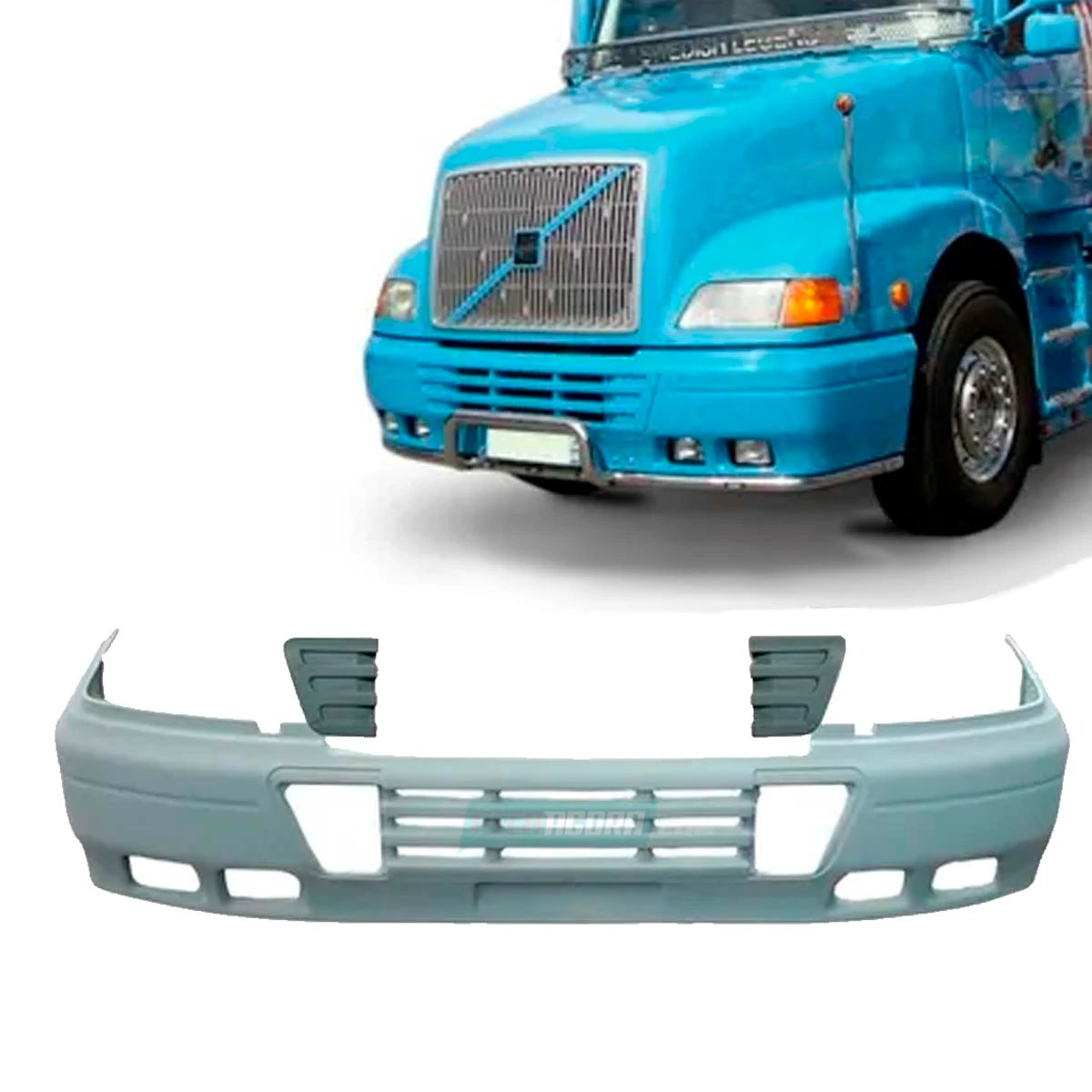 PARACHOQUE VOLVO NH COM TAMPAS ABERTURA MILHA RETANGULAR  FIBRA (8129262-AS2001C