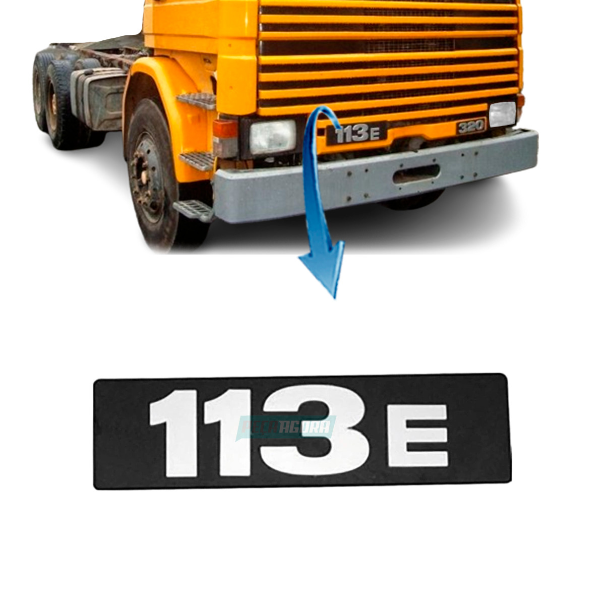 LETREIRO 113 E PARA SCANIA 113E (384103E)