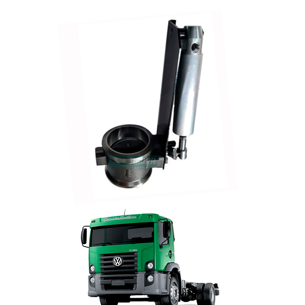 FREIO MOTOR COMPLETO 80MM VW CONSTELLLATION 17250E 17320E 19320E 19370E  24250E 