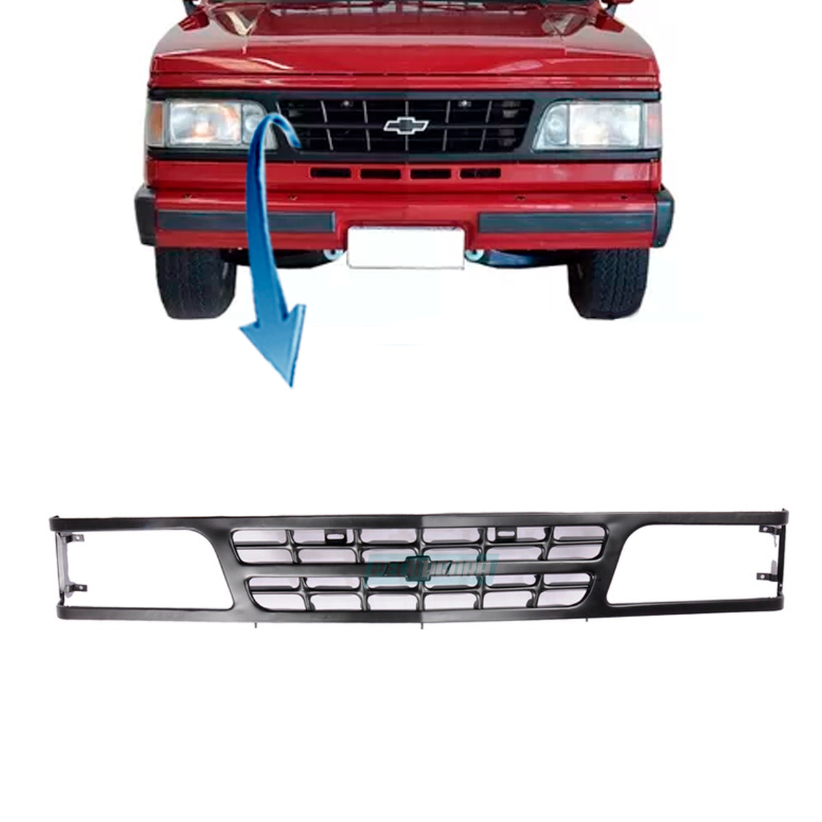 GRADE DIANTEIRA CHEVROLET D20 1993... (CR21205)