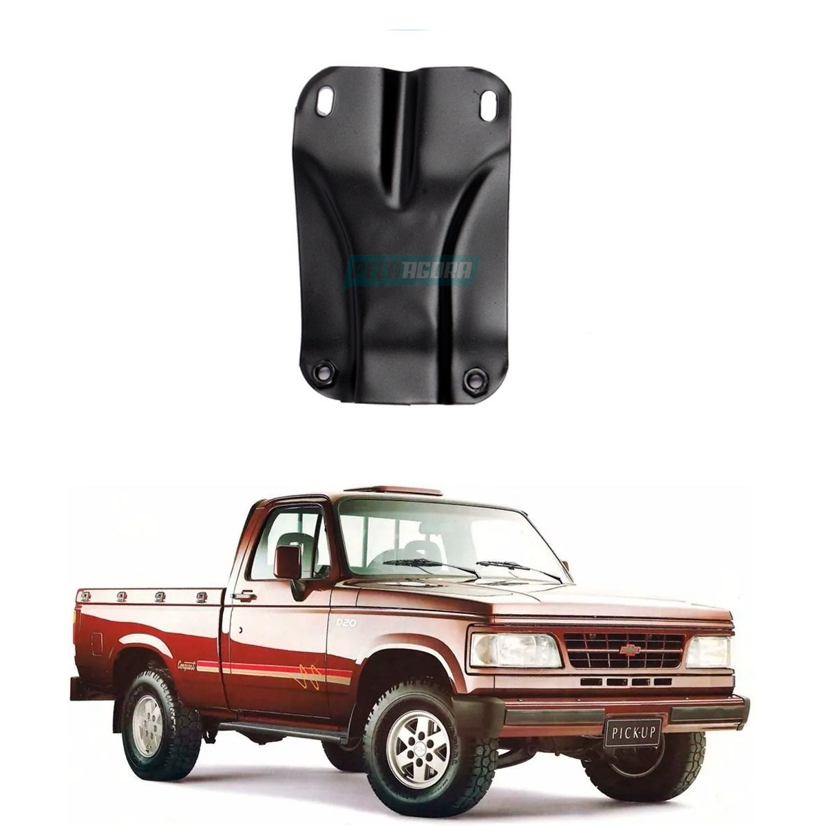 SUPORTE PONTEIRA PARACHOQUE CHEVROLET D20 (CR10128,.-.)