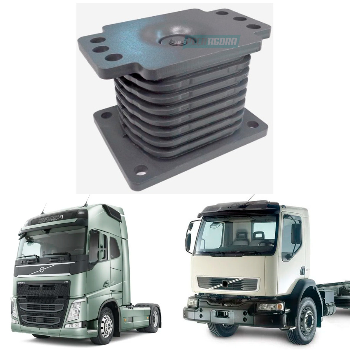 BATENTE MOLEJO TRASEIRO VOLVO FH FM FMX NH NL VM 260 270 310 330 6X4 (R-319F)