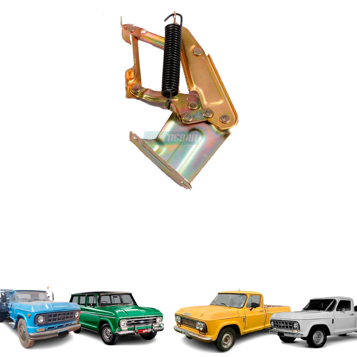 DOBRADICA CAPO ESQ CHEVROLET D10 C10 A10 C14 C15 C60 D60 D70 VERANEIO ANTIGA 196