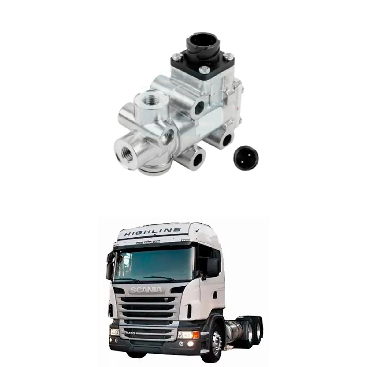 VALVULA FREIO MOTOR SCANIA SERIE 5 (2021084:)