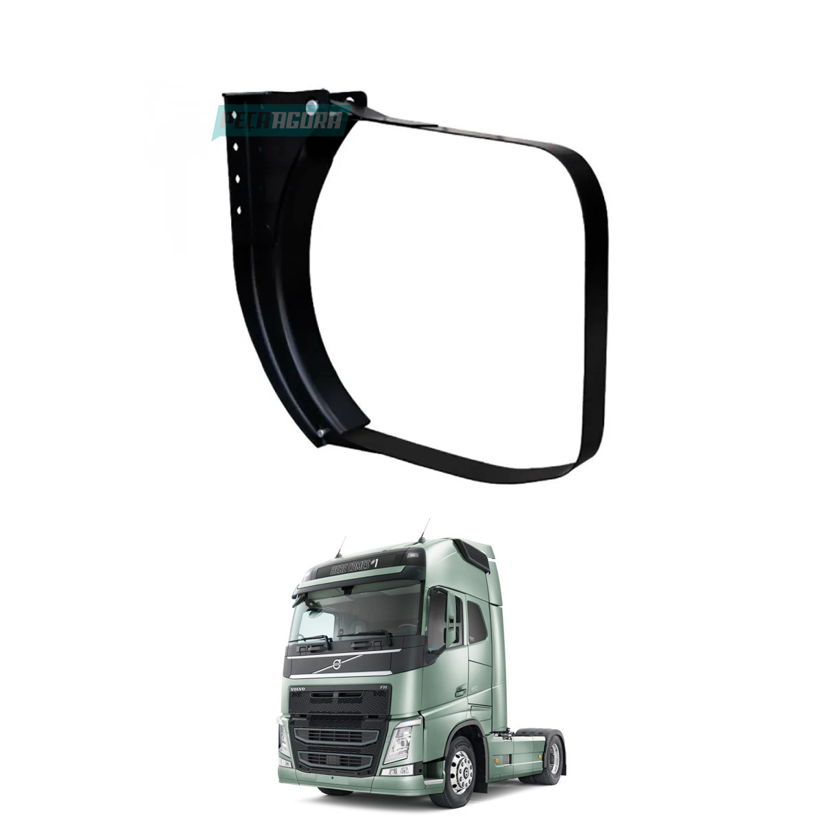 CINTA TANQUE ACO PRETO COMBUSTIVEL VOLVO FH  (20730641-V943)