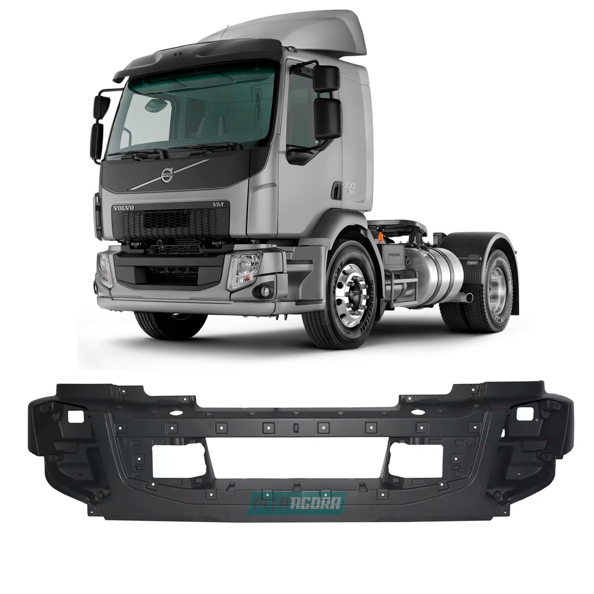 PARACHOQUE DIANTEIRO VOLVO VM - 2017 EM DIANTE (82535065-21849925)